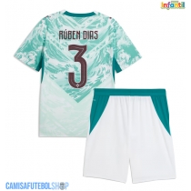 Camisa de time de futebol Portugal Ruben Dias #3 Replicas 2º Equipamento Infantil Mundo 2026 Manga Curta (+ Calças curtas)